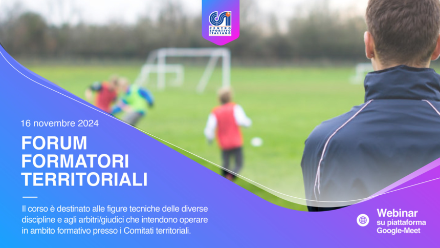 Forum nazionale formatori 2024
