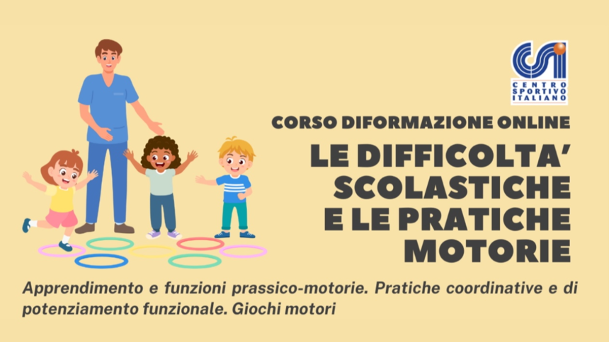 Le difficoltà scolastiche e le pratiche motorie