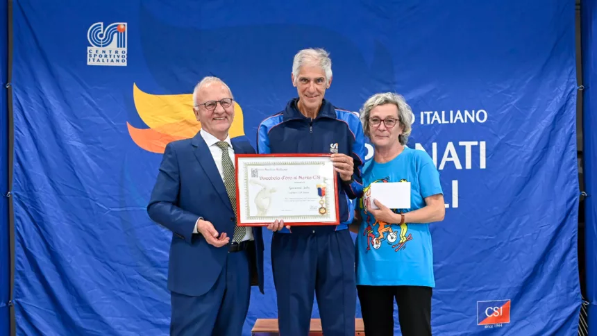 A Giovanni Sala il Discobolo d’Oro al Merito 2026: cinquant’anni al servizio del CSI