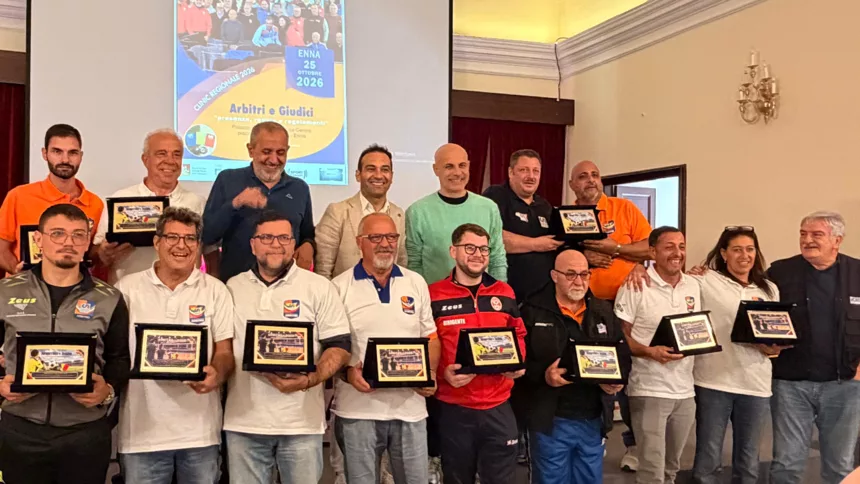 Lo sport si dà appuntamento a Enna: successo per lo stage regionale degli arbitri di calcio e pallavolo del CSI