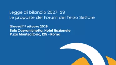 Legge di Bilancio 2027, il Terzo Settore presenta le sue proposte: al centro anche sport e benessere